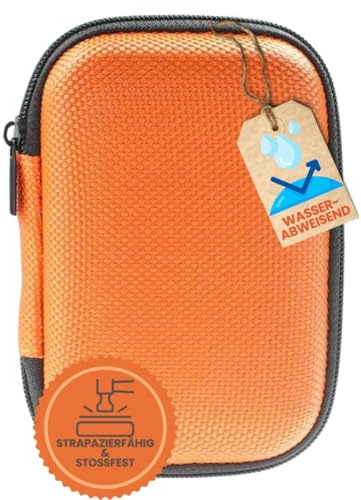 caseroxx Diabetiker-Tasche für Freestyle Libre 1/2 / 3/14 Day, orange