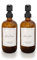 Amber Glass Soap Dispensers - Black Stainless Steel Pump - Hand Soap and Lotion Dispenser Set - Amber Kitchen Soap Dispenser Set - 500ml - Bathroom Soap Dispensers - Waterproof Labels