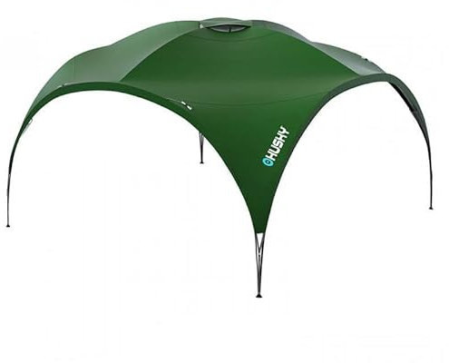 Husky BROOF XL - PORTABLE_FREESTANDING_SHELTER - Zelt - Grün - Temporärer Schatten, Wetterschutz und Privatsphäre bei Outdoor-Aktivitäten wie Picknicks, Camping oder Events