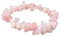 Generico Bracciale chips braccialetto pietra vera naturale (QUARZO ROSA)