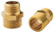 ezqnirk 1PCS Brass Pipe Hex Nipple Fitting Quick Coupler Adapter BSTP Male to Male Thread Connector,3/8-1/2