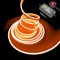 Orange neon LED Strip Lights – 16.4ft/5m 12V DC Flexible Rope Light with 600 high-Density SMD2835 LEDs, Featuring IP65 Waterproof Rating for Indoor and Outdoor Decoration (Includes Power Adapter).