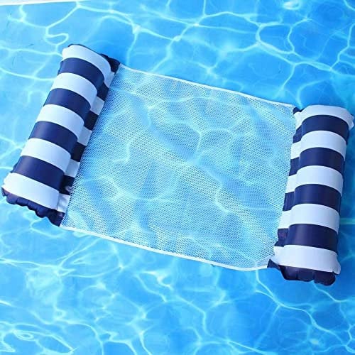 Swimming Pool Float Hammock,Swimming Lounge Chair,Water Inflatable Floating Hammock Pool Lounge bed,Swimming Chair