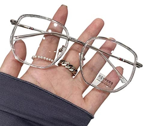 FORKIS Lesebrille Ultraleichte Big Frame Kurzsichtigkeit Brille Dioptrien 0-0,5 0,75-1,0 bis -6,0 Kurzsichtigkeit Brille Damen Herren Unisex-150,G