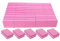 180/240 Grit Nail Buffers (50 Pack), Mini Buffer Block Nail File for Acrylic Nails and Natural Nails, Professional Nail Buffer Block Bulk Buffing Blocks for Nail Buff Manicure File Blocks Set Pink