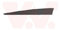 VAN WEZEL Baguette et bande protectrice porte avant gauche noir 4373423