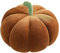 Herfair Kürbis-Überwurfkissen, 3D Plüsch Kürbis Dekokissen Kopfkissen, Halloween Kürbis Deko Kissen, Fotografie, Halloween dekoratives Kissen (braun,35cm)