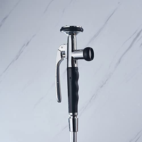 Geschirrbrause Küchenbrause Handbrause Ersatzbrause Spray, Gehäuse aus Messing, Griff aus ABS, Geeignet für Küchen, Anschlussgröße G 1/2, Länge 213 mm, Schwarz