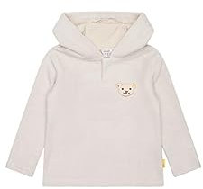 Steiff Fleece Hoodie/Kapuzensweat, beige-grau L000030054 gr.116