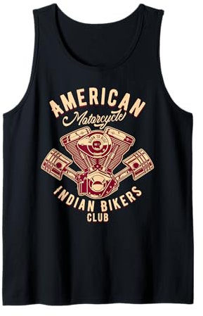 Indianer Motorrad Indian Bikers Club Tank Top