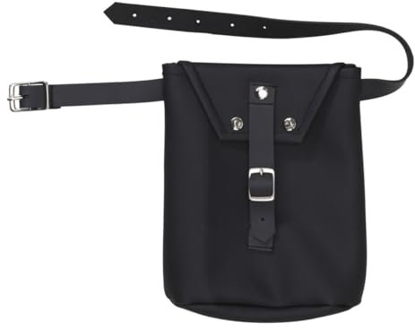 Panduro Hobby Horse | Praktische Kunstledertasche | Zubehör für Stockpferd | 14×17 cm | Schwarz
