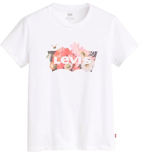 The Perfect Tee Floral Bw Fill Bright Wh