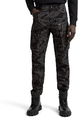 G-STAR Herren Rovic Zip 3D Regular Tapered Pants Pants, Mehrfarben (Cloack Island Camo D02190-d553-g741), 35W / 32L