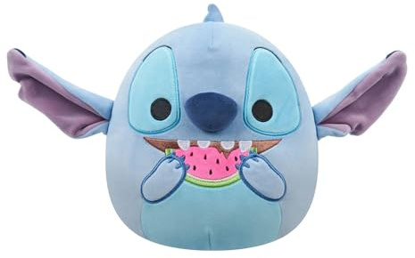 Squishmallows Disney 20,3 cm – Stitch Eating Wassermelone, Größe M