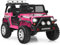 Maxmass Kids Electric Ride on Truck, 12V Battery Powered Vehicle with Parent Remote Control, Lights, Music & Horn, Toddler Motorized Off-road Car for 3 + Years Boys Girls (Pink)