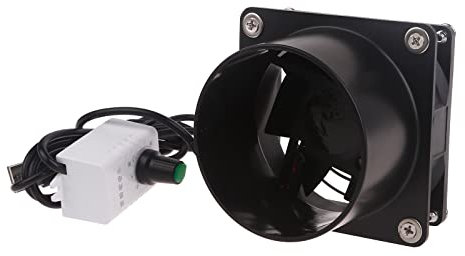 Pnuokn USB Exhaust Fan Duct Air Ventilation Blower Window Extractor Toilet Kitchen Industrial Fan Adjustable Speed Fan Computer Peripherals Portable Fume Extractor