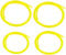 4 Stück Benzinschlauch Set, 2 x 3.5 mm, 2.5 x 5 mm, 3 x 5 mm, 3 x 6 mm, Kraftstoffschlauch für Motorsense, Rasenmäher, Trimmer & Motorräder, Ölschlauch, Universell Einsetzbar