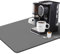 LURNODY Tapis Machine a Cafe 40*30CM Tapis de Cuisine Antidérapant Tapis Vaisselle Absorbant, Convient Aux Comptoirs de Cuisine, Sèche-Couverts, Machines à Café, Animaux Domestiques (Gris Foncé)