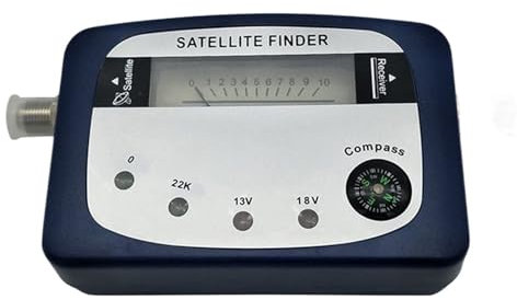 nmbhus Digital Satfinder With LCD Screen Display Universal TV Satellite Finder Meter Satellite Signal Finder Tester