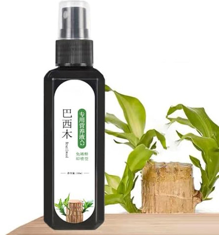 Cibo Per Piante Brasiliano Lucky Wood - Fertilizzante Liquido Lucky Bamboo | Fertilizzante Liquido Per Legno Brasiliano Per Piante | Vassoio In Legno Brasiliano Da 100 Ml Per Piante