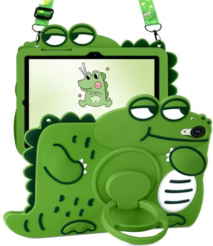 SurgeCraft Custodia per Samsung Galaxy Tab S9 FE 5G da 11,9 pollici - Cover carina per ragazze e ragazzi Kawaii Girly Women Pretty con cinturino e manico in morbido silicone per Galaxy Tablet S9 FE