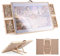 Ruication Jigsaw Puzzle Board Folding Tilting Puzzle Table Wooden Jigsaw Board Non-Slip Mat Surface for 1500 pieces 4 Sliding Drawers Storage System For Adults Kids Children Boy Girl Gift