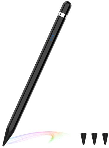 Pencil 1. Generation für iPad 2018-2023, 10 Min Schnellladung mit Neigungssensitivität & Palm Rejection Stylus Stift für iPad Pro 11''/12,9'',Mini 7/6/5, Air 5/4/3