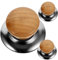 Cabilock 3 Sets Kettle Whistle Cap Pan Cooker Wrap and Foil Dispenser Kitchen Cabinet Scalding Oven Handle Ninja Organizer Drain Basket Gadgets Holder Handles Lid Knobs Stainless Steel