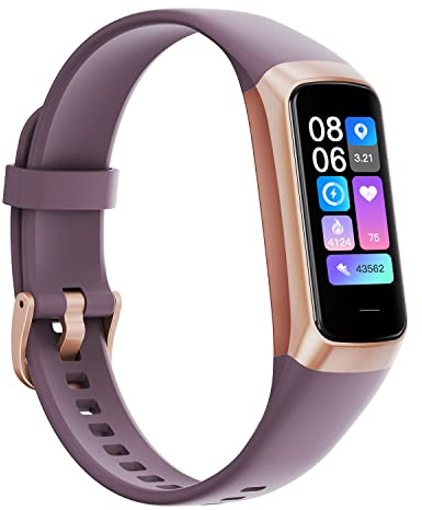 Fitness Tracker,2025 Smart Watch with Blood Pressure Heart Rate & Sleep Monitor IP67 Waterproof Step Calorie Counter Pedometer Fitness Activity Watch for Men Women Android iOS Phone (Purple)