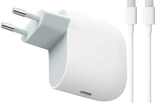 45-W-USB-C Original Schnellladegerät mit Ladekabel Datenkabel Netzteil USB C Adapter für Google Pixel 10 10Pro XL 9a 9 9Pro 9a XL 8 8a 8Pro 7 7Pro 6 6a 6Pro 5 5a 4 Fold Chromebook