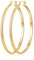 RANKEEF 3 mm Breit Ohrringe Creolen Gold,Hypoallergen, Leichte Goldene Damen, 14K Vergoldete Ohrringe Gold Creolen Groß