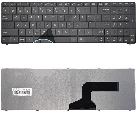 LFGOZSD Tastiera RU per ASUS X53 X55A X52 X52J X52N X55 X66 X54 N53 N52 G72 G73 N73 N71 A72 k73s x54h x54hr x54c g51j f75a(US Large Keycap)