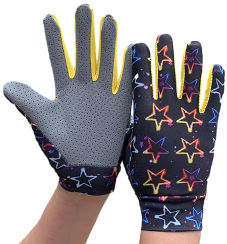 Nexusectar Kids Gloves Elastic Ice Silk Full Finger Cycling Gloves For Kids
