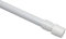 GARDINIA Klemmstangen, Ausdrehbar, Gardinenstange ohne Bohren und Schrauben, Ø 6/8 mm, 35-45 cm, Weiß, 2 Stück