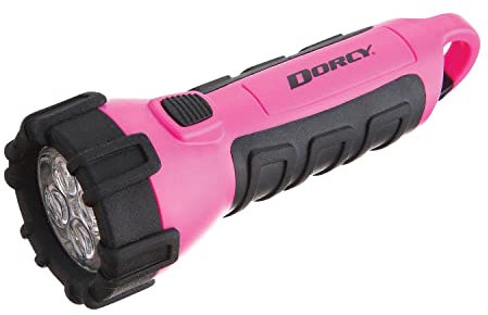 Dorcy Lampe torche LED flottante étanche 55 lumens avec mousqueton Rose (41-2509) 22,3 cm
