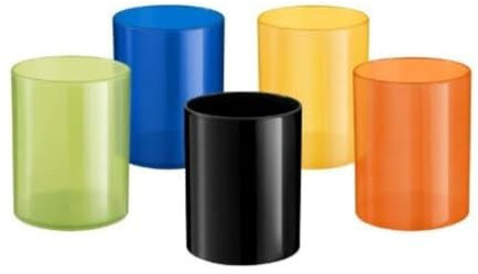 Elami Pot à crayons Noir