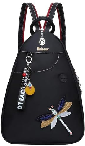 Eshow Rucksack Damen Klein Cityrucksack Kleiner Rucksack für Mädchen Rucksackhandtasche Minirucksack für Schule Freizeit und Uni