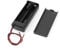 Sourcingmap Batteries Holder Case Box w Switch w Cover for 2 x 1.5V AAA Battery