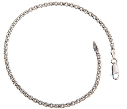 Silberketten Store Veneziakette Armband rund - echt 925 Silber - 2,7mm Breite - Länge 18cm
