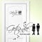 Grandora WC Aufkleber Getränke Rückgabe Mann Frau I Kupfer (BxH) 26 x 14 cm I Badezimmer Toilette Wandsticker Wandaufkleber Sticker Wandtattoo W5443