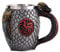 Nemesis Now B3704J7 House Targaryen Tankard Game of Thrones - Taza (20 cm, resina con inserto de acero inoxidable), color gris