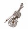 Deko Violine Geige Wanddeko Gusseisen 82,8x40,5 cm