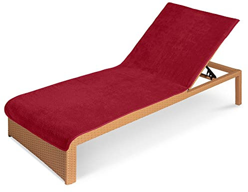 JEMIDI Copertura Sdraio Giardino - Rivestimento Lettino Prendisole Spiaggia Piscina - Copri Sdraio Esterno - Telo Mare XXL Spugna Moderno 75x200 cm