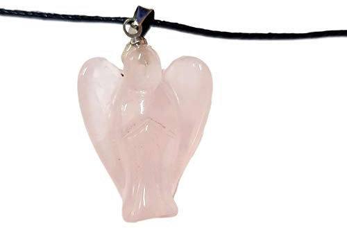 WLM Pendentif Ange Quartz Rose