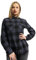 Brandit Women Amy Flannel Shirt Long S, color: black/grey, size: 7XL