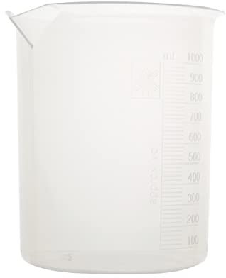 Vasos de Precipitados de Polipropileno. Vasos Medidores Plástico. (500ml, 1)