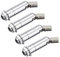 sourcing map 4er Pack Dachschräge Adapter 180/355° Drehgelenk für Leuchter Decke Chrom