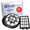 2x Trade-Shop Filteraustausch Set 3-teilig HEPA Abluft Vormotor Filter für AEG LX4-1-SM-P, LX4-1-WR X Efficiency, VX4-1-EB X Efficiency