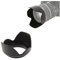 Pare-soleil tulipe 55 mm pour appareil photo Nikon D3400 D3500 D5600 D7500 avec objectif 18-55 mm