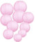 LIHAO Papier Laterne Pink Lampions rund Lampenschirm Hochzeit Dekoration Papierlaterne - (Verschiedene Größen)(10er Packung)